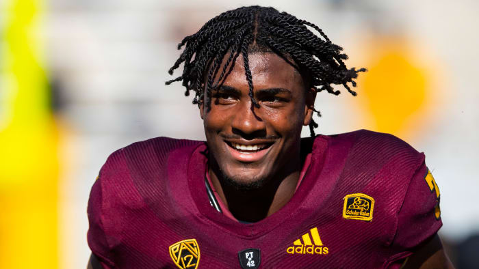 NFL draft prospect Rachaad White of Arizona State